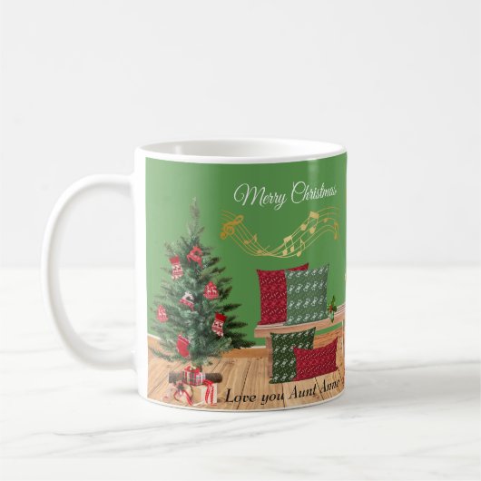 Cozy Bench Merry Christmas Mug Koffiemok (Links)