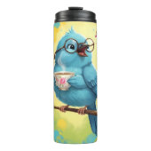 Cozy Bird Thermische Tumbler Thermosbeker (Voorkant)