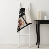 Cozy Black Specialized Custom Photo Collage Sherp Sherpa Deken (In situ)