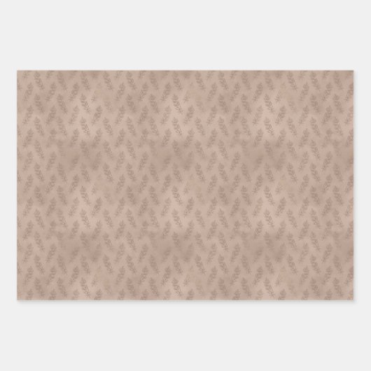 Cozy Blue en Tan Play Cones en Home Inpakpapier Vel (Voorkant 2)