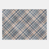 Cozy Blue en Tan Play Cones en Home Inpakpapier Vel (Voorkant)