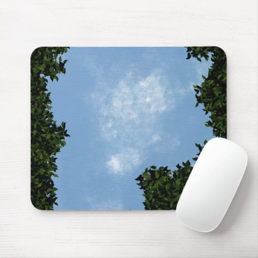 Cozy Blue nature Muismat (Met muis)