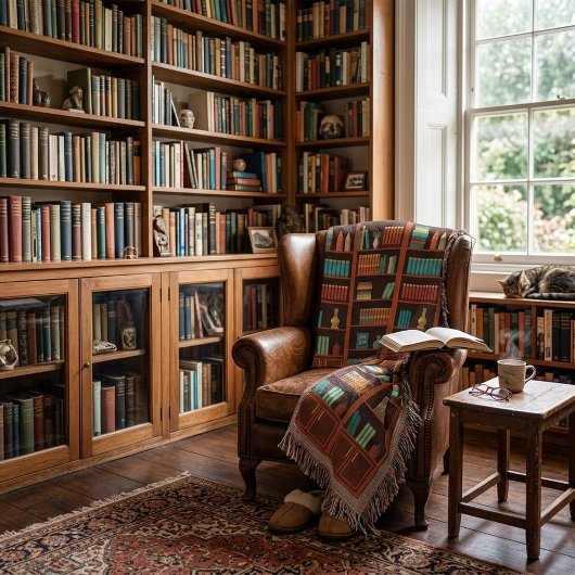 Cozy Boekenplanken Dekbed Deken