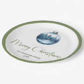 Cozy Bohemian Winter Scene Christmas Party Plates Papieren Bordje (Gekanteld)