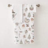 Cozy Boho Christmas Bad Handdoek (Insitu)