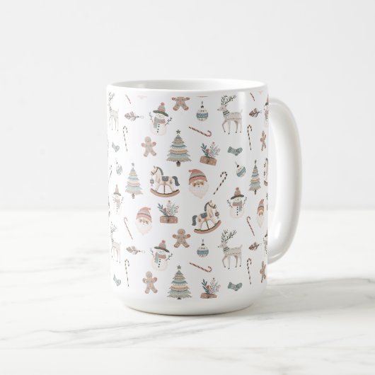 Cozy Boho Christmas Koffiemok (Voorkant rechts)