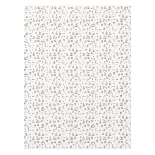 Cozy Boho Christmas Tafelkleed (Voorkant)