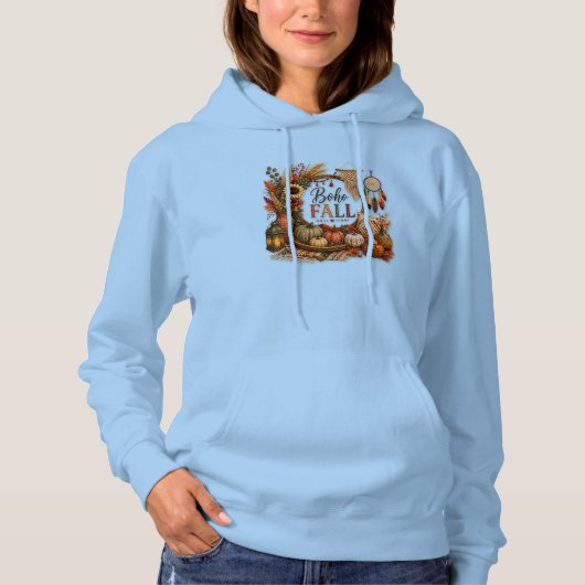 Cozy Boho Fall / Bohemio Acogedor Hoodie (Voorkant)