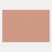 Cozy Boho Pink, Green & Clay Holiday Inpakpapier Vel (Voorkant 3)