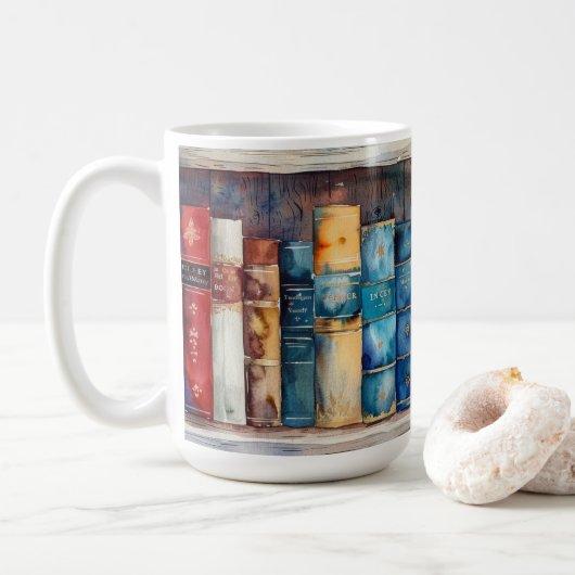Cozy Book Lover Gift Koffiemok (Met donut)