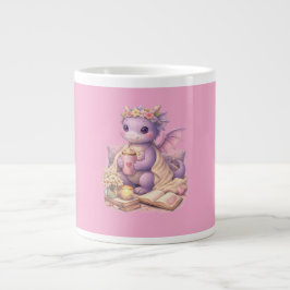 Cozy Bookish Mom Dragon Coffee Mug Grote Koffiekop