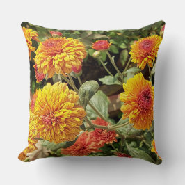 Cozy Bright Yellow Daisy Flowers Pillow Kussen