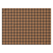 Cozy Brown Pset Buffalo Print Patroon Tafelkleed (Voorkant (Horizontaal))