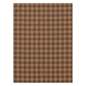 Cozy Brown Pset Buffalo Print Patroon Tafelkleed (Voorkant)