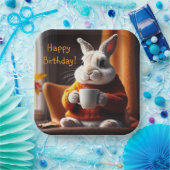Cozy Bunny Papieren Bordje (Feest)