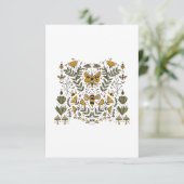 Cozy Butterfly Garden Kaart (Staand voorkant)