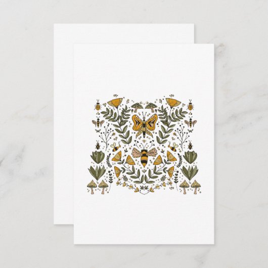 Cozy Butterfly Garden Kaart (Voorkant / Achterkant)