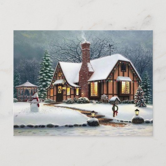 Cozy Cabin Briefkaart (Voorkant)