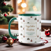 Cozy Cabin Christmas family name Christmas Mok
