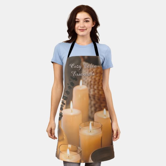 Cozy Cabin Essentials | Rustic Kitchen Apron Schort (Gedragen)
