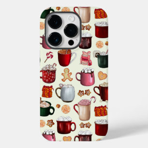 Cozy Cabin Hot Cocaca en Winterbehandelingen Case-Mate iPhone 14 Pro Hoesje