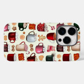 Cozy Cabin Hot Cocaca en Winterbehandelingen Case-Mate iPhone Case (Achterkant (horizontaal))