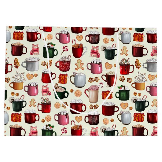 Cozy Cabin Hot Cocaca en Winterbehandelingen Groot Cadeauzakje (Achterkant)