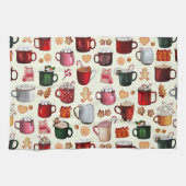 Cozy Cabin Hot Cocaca en Winterbehandelingen Theedoek (Horizontaal)