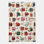 Cozy Cabin Hot Cocaca en Winterbehandelingen Theedoek (Verticaal)