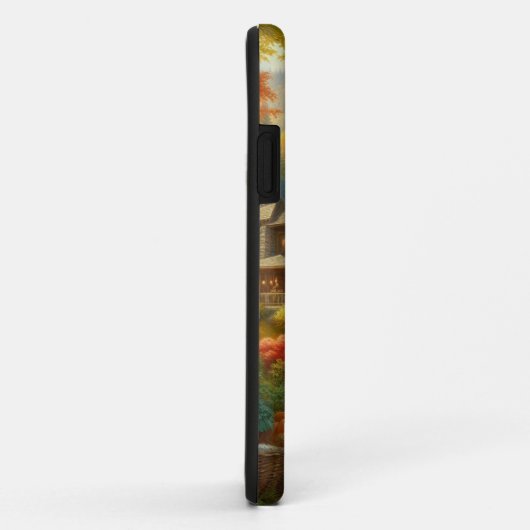 Cozy Cabin in de Bossen Case-Mate iPhone Case (Achterkant/rechts)