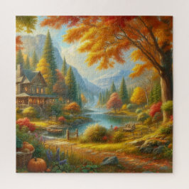 Cozy Cabin in de Bossen Legpuzzel