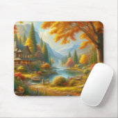 Cozy Cabin in de Bossen Muismat (Met muis)