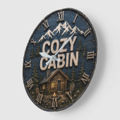 Cozy Cabin Rustic Mountain Log Cabin Lodge Grote Klok (Hoek)