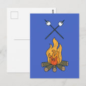 Cozy Campfire Briefkaart (Voorkant / Achterkant)