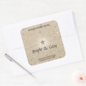Cozy Candle Label – Bright & Warm Design (Envelop)