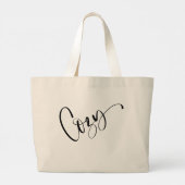 Cozy Canvas tas (Achterkant)