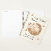 Cozy Cat Café Planner | Cute Kawaii Dagboek (Display)