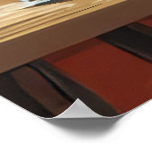 Cozy Cat with Coffee Poster (Hoek)