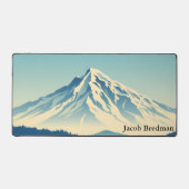 Cozy Chalet Chic Mountain View Gaming Bureaumat (Voorkant)