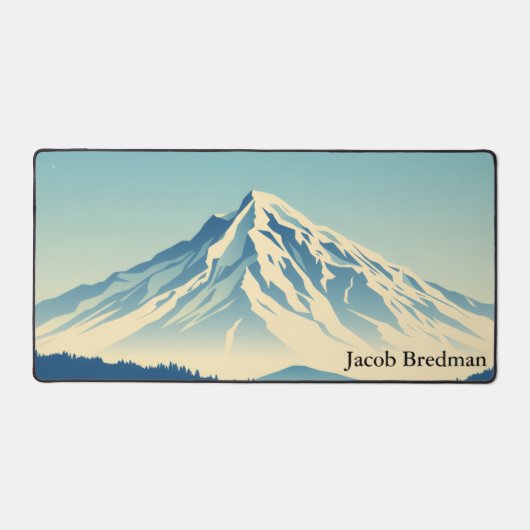 Cozy Chalet Chic Mountain View Gaming Bureaumat (Voorkant)