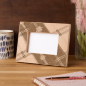 Cozy Checked Picture Frame Gegraveerde Lijstjes (Links)