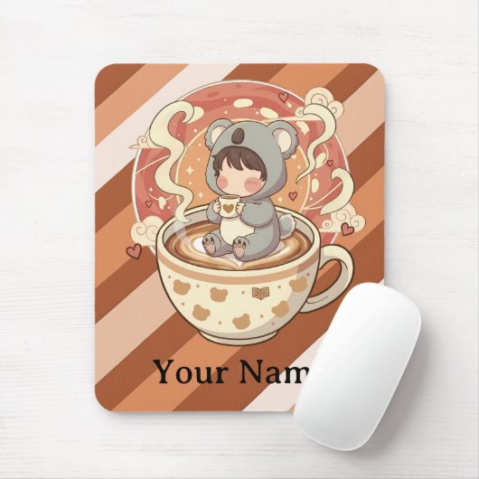 Cozy Chibi Koala Workspace Mouse Pad Muismat (Met muis)