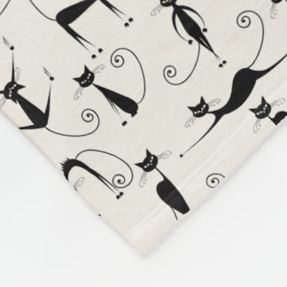 Cozy Chic Cat Lover Gift Fleece Deken