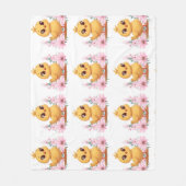 Cozy Chick Fleece Blanket (Voorkant)
