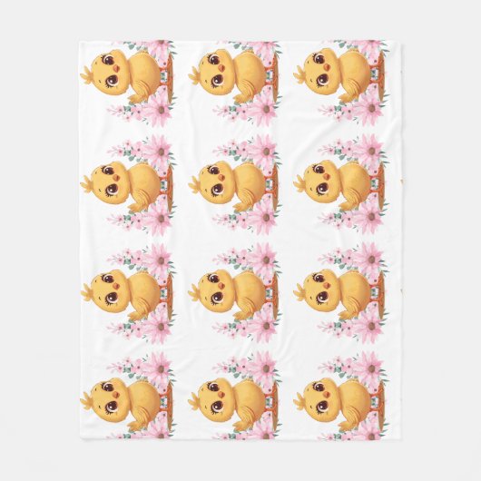 Cozy Chick Fleece Blanket (Voorkant)