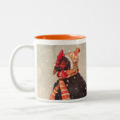 Cozy Chicken met Knit Pet Holiday Mok (Links)