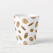 Cozy Chocolate Chip Cookie Mug Latte Mok (Voorkant)