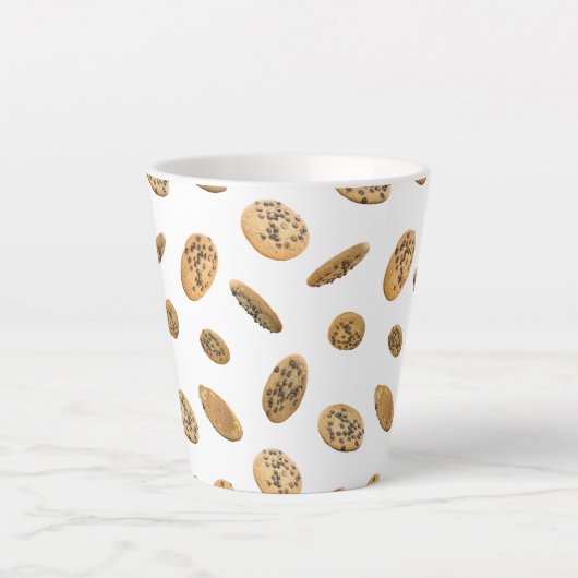 Cozy Chocolate Chip Cookie Mug Latte Mok (Voorkant)
