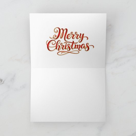 Cozy Christmas Baking Theme Warm Holiday Greeting Feestdagen Kaart (Binnen)