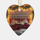 Cozy Christmas Bedroom Ornament | Warm Holiday (Links)